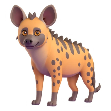 Realistic Hyena sticker