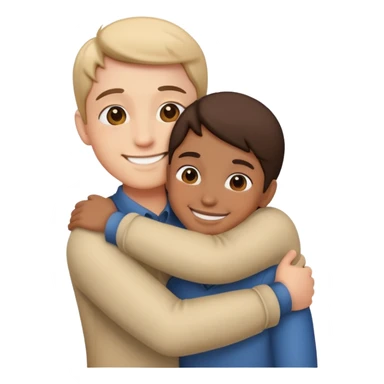 I love you hug sticker