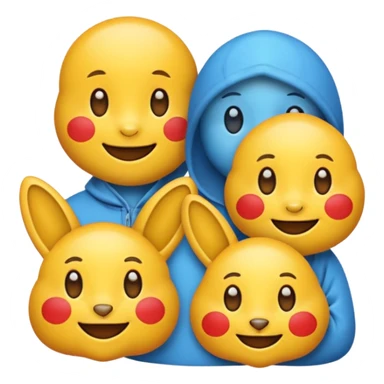 labubu emoji sticker