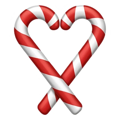 Bastoncini di zucchero a forma di cuore  sticker