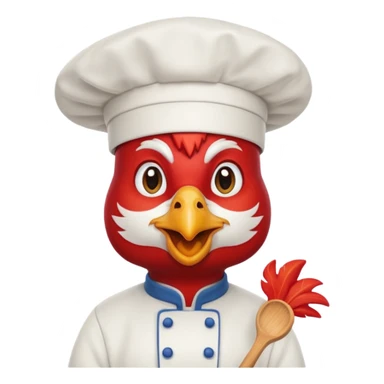 rooster cook sticker