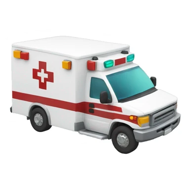 Ambulance with SKU Hierarchy Service written on the side sticker