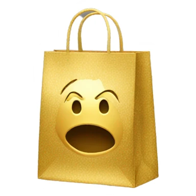 super Gold shopping bag sticker