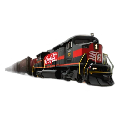 train coca cola zero sticker