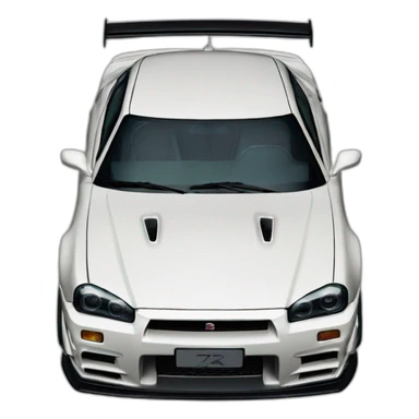 Nissan GT-R R34  sticker