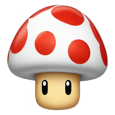 mario mushroom sticker