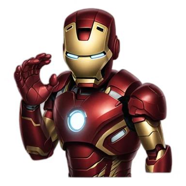 endgame iron man showing stop sticker