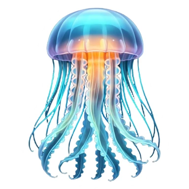 sci fi jellyfish sticker