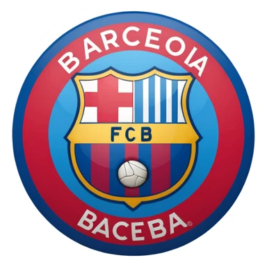 Fc Barcelona logo imoji sticker