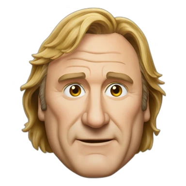 Gérard Depardieu Acteur et chanteur sticker