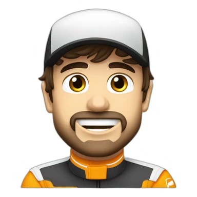 Fernando Alonso, número 33, coche formula 1 sticker
