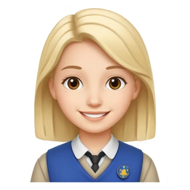 Europe styled student sticker