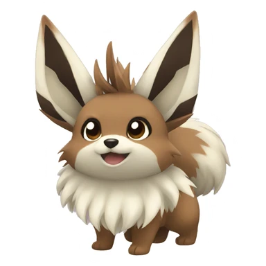 Eevee Zigzagoon sticker