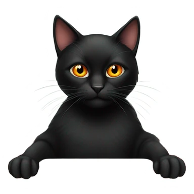 Create a black cat with orange stripes playing blackjack sticker