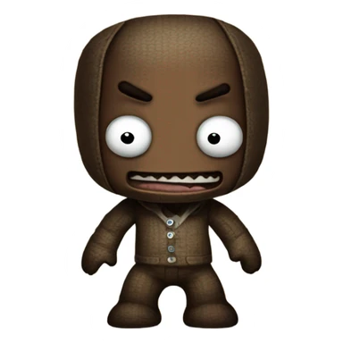 Sackboy scared  sticker