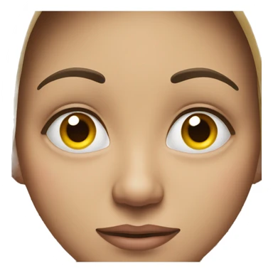 side eye with straight face  sticker