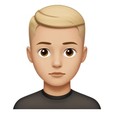 cabelo tipo rapado dos lados sticker