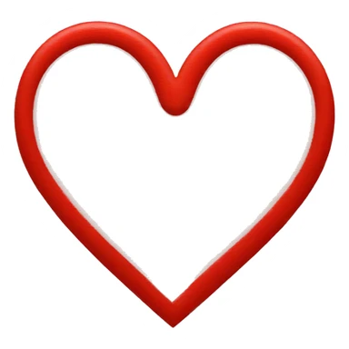 a heart with the color #BD3A66, more acurated as the original emoj sticker