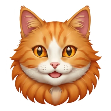 Cat smiling with star eyes sticker
