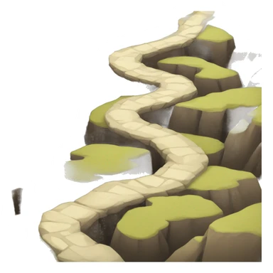 pathway from a mountain sticker