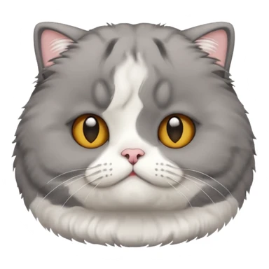 Scottish fold cat emoji  sticker