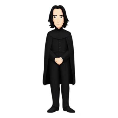 elegant severus snape alan rickman sticker