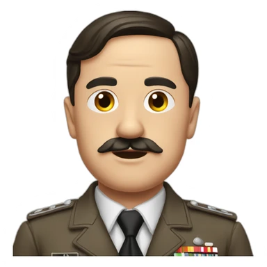 Hitler qui lève le bras sticker