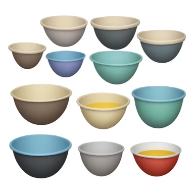 different sizes of Mixing Bowls  sticker