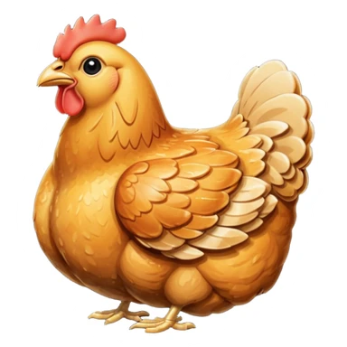 coal texture  chicken sticker
