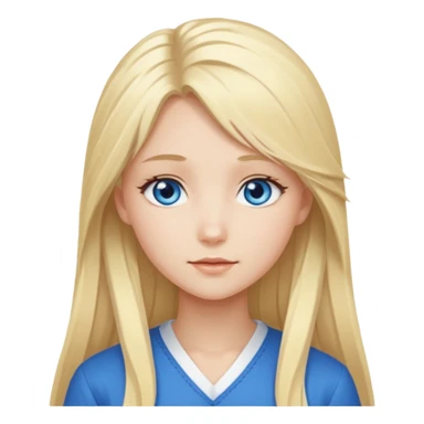 Norwegian beautiful anime lady sticker