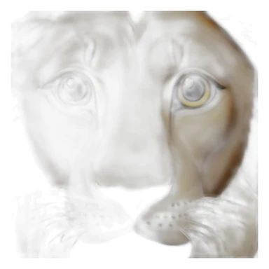 Lion hearts in eyes  sticker