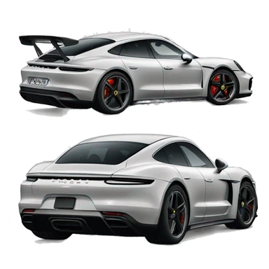 porshe taycan  sticker