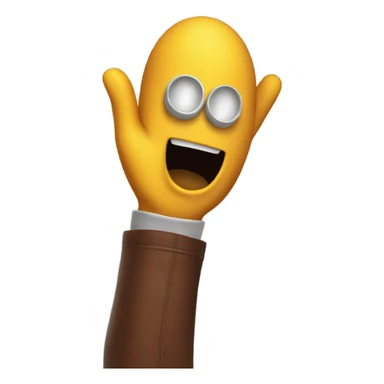 eggman hands in the air sticker