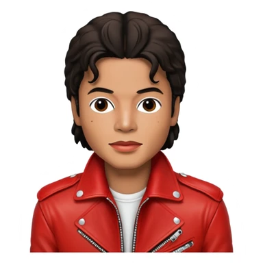 Michael Jackson rojo sticker