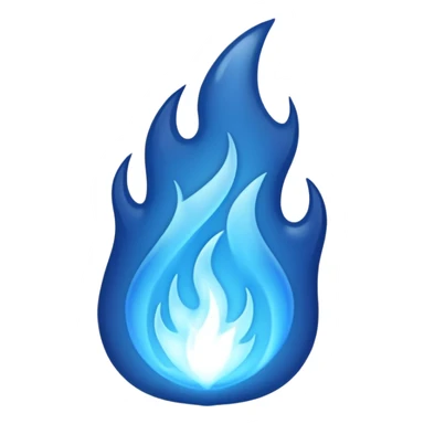 Blue Flame sticker