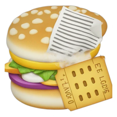 food tickets sticker