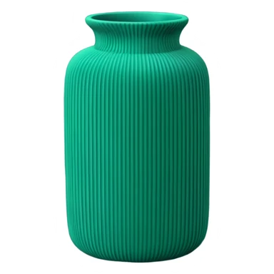 Corduroy velvet textured vase  sticker
