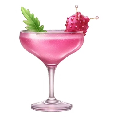 Table cocktail pink decoration fairy sticker