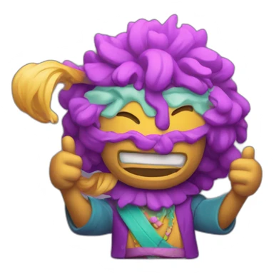 La-palabra-HOLA-muy-colorida sticker