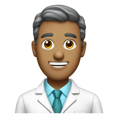 Roger, a dentist management software clippy charact sticker