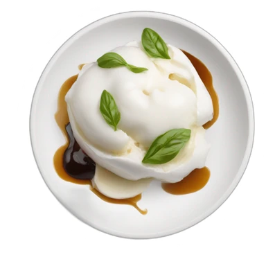Burrata cheese with balsamic  sticker