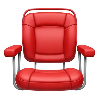 Generate an Airbnb category syle icon of a broken football seat sticker