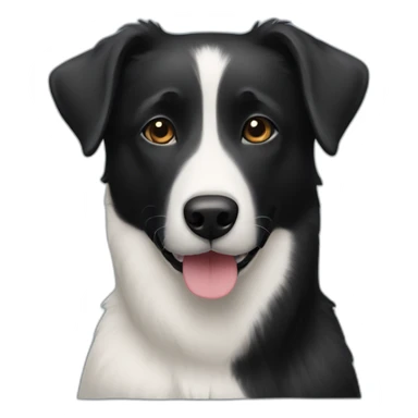 black lab and samoyed sticker