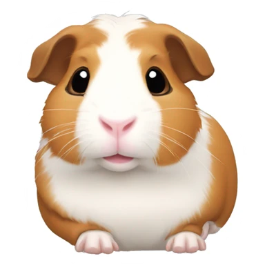 Guineapig laying down very cute sticker