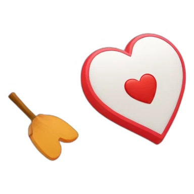 herz mit pfeil sticker