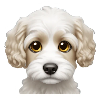 Cavachon puppy sticker