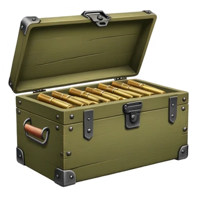 Ammunition box sticker