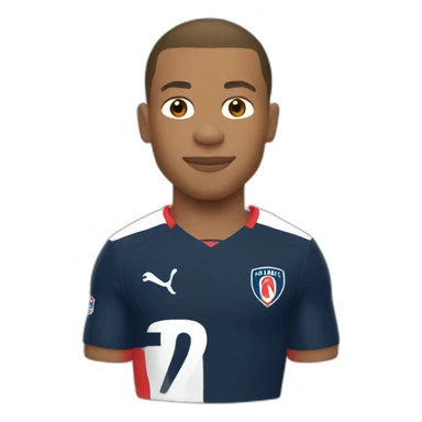 Mbappe sur sirene sticker