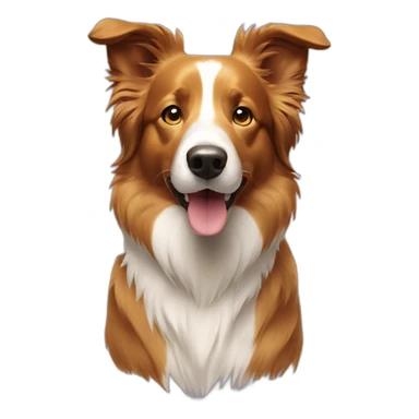 golden Border Collie sticker