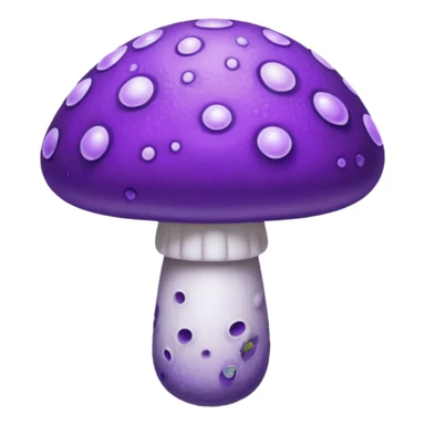 purple magic mushroom sticker